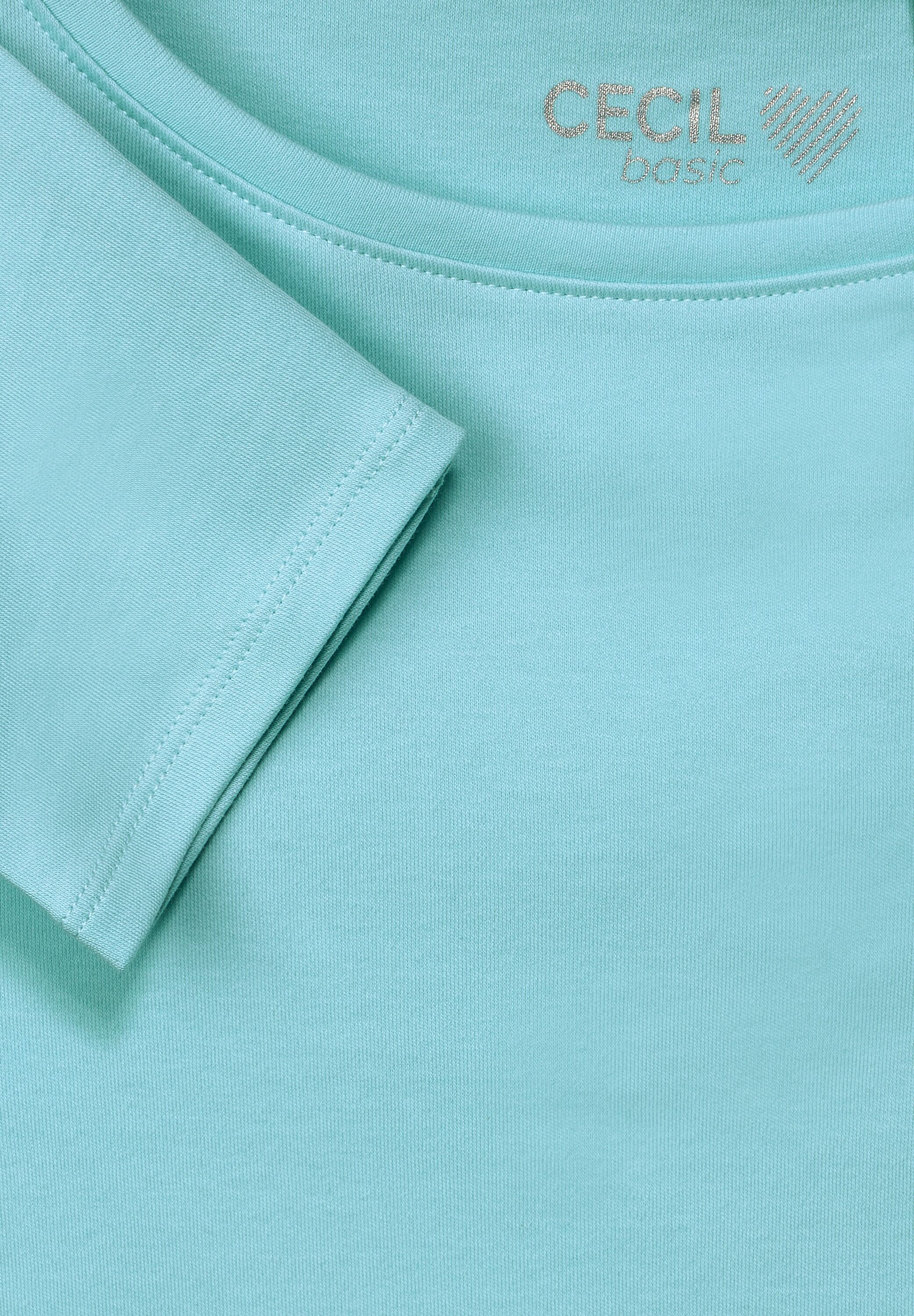 Basic Shirt in Unifarbe