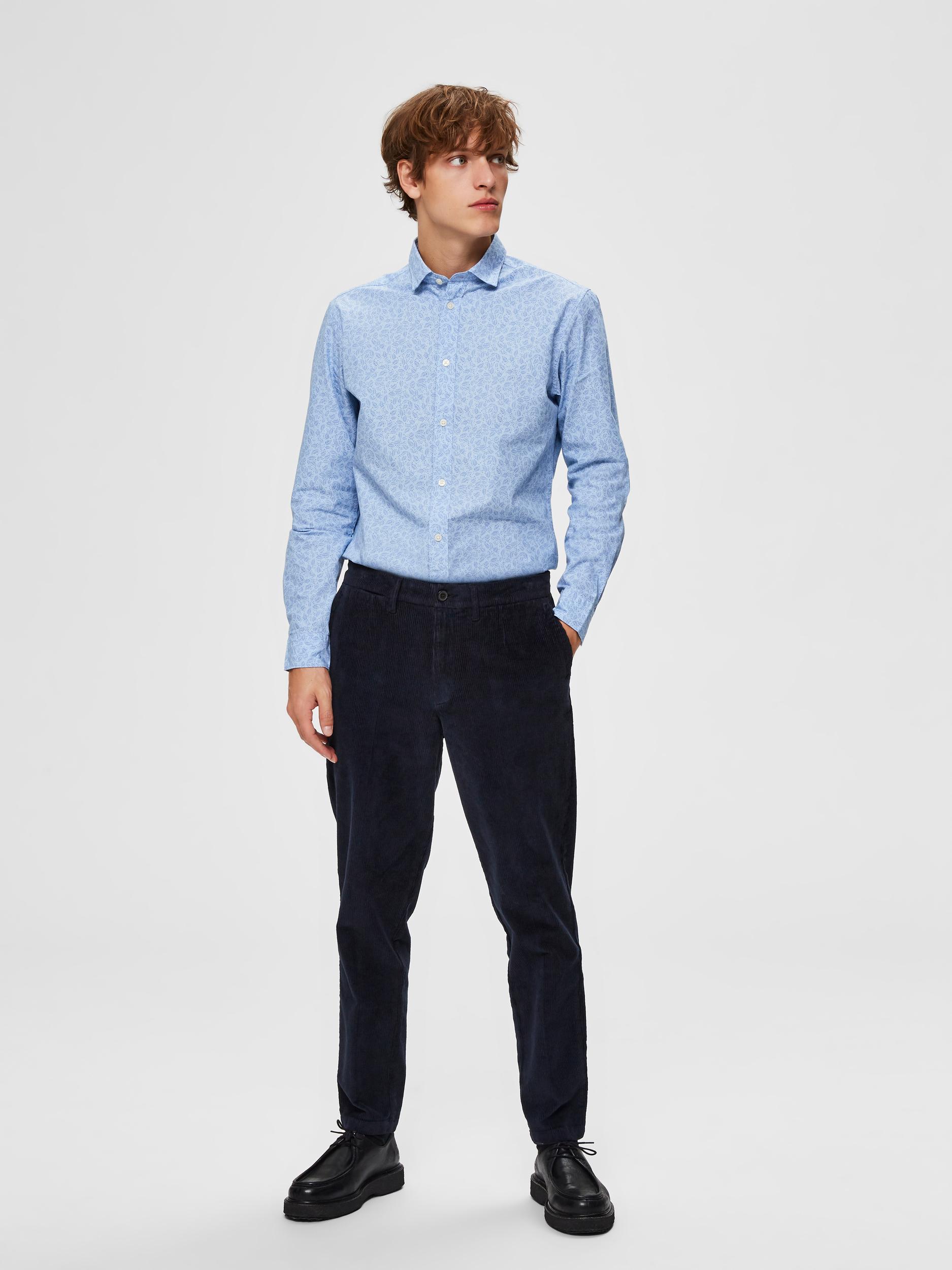 SLHSLIMMARK-WASHED SHIRT LS W NOOS