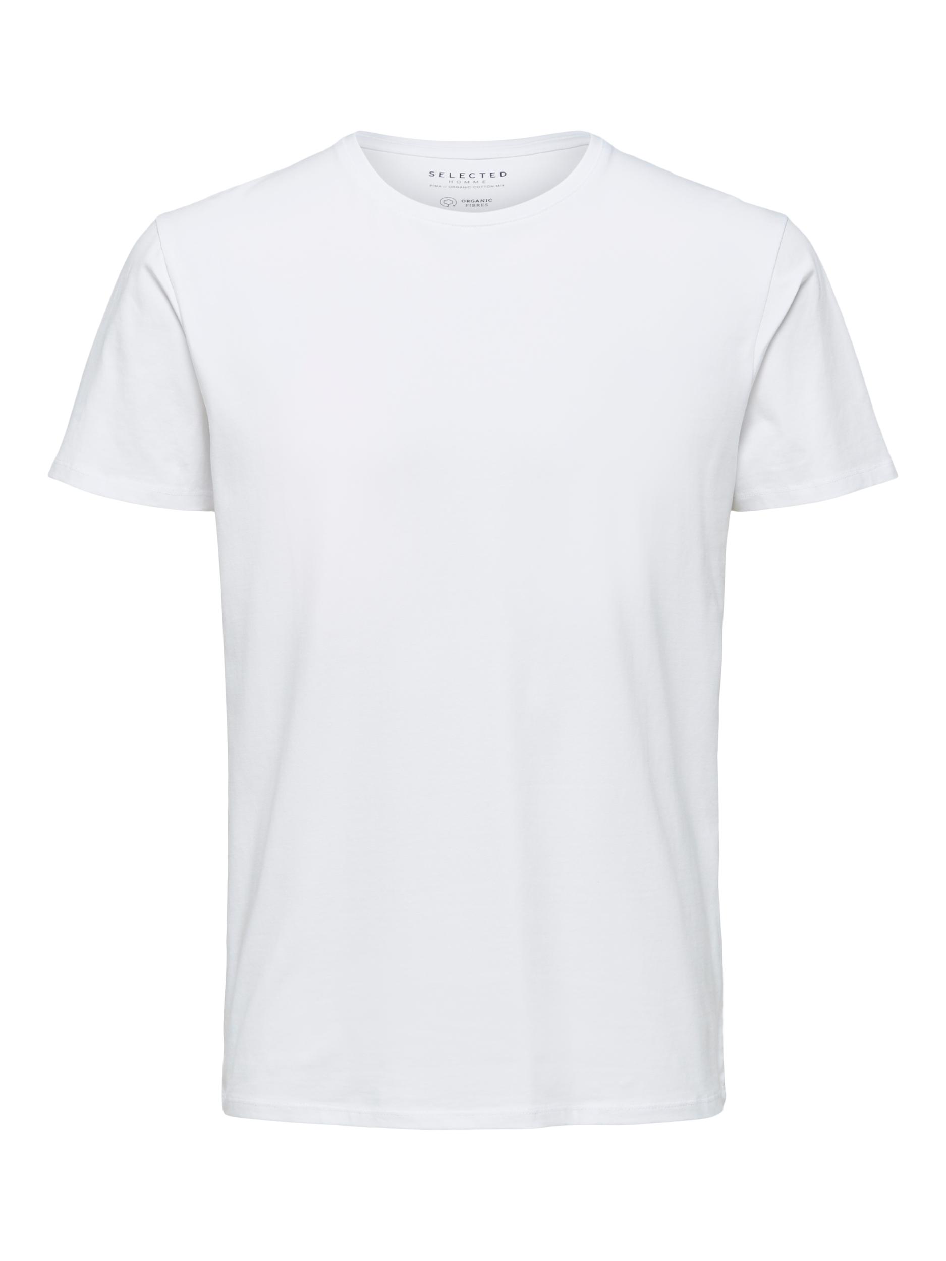 SLHNEWPIMA SS O-NECK TEE B NOOS