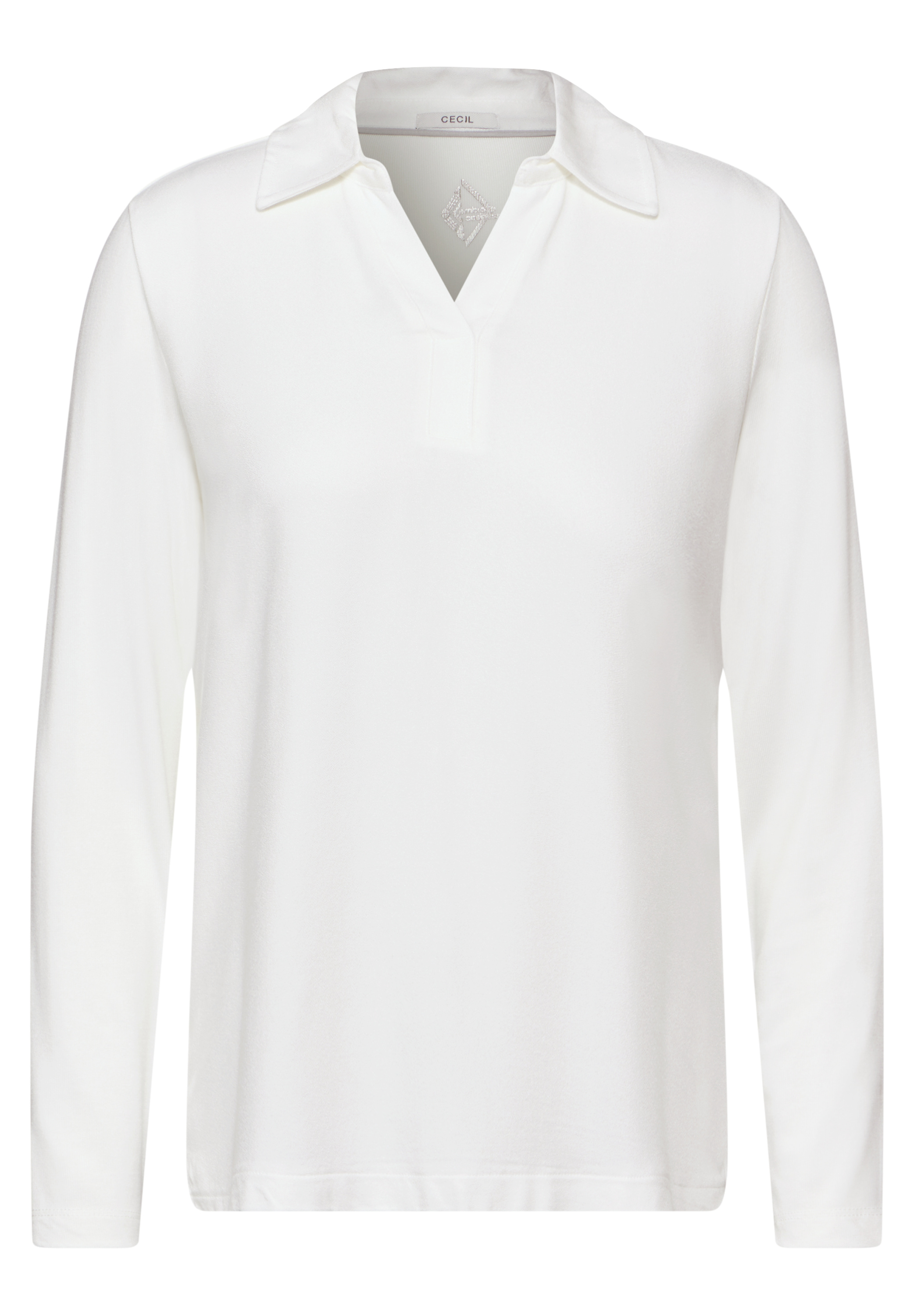 Blusenshirt mit Materialmix