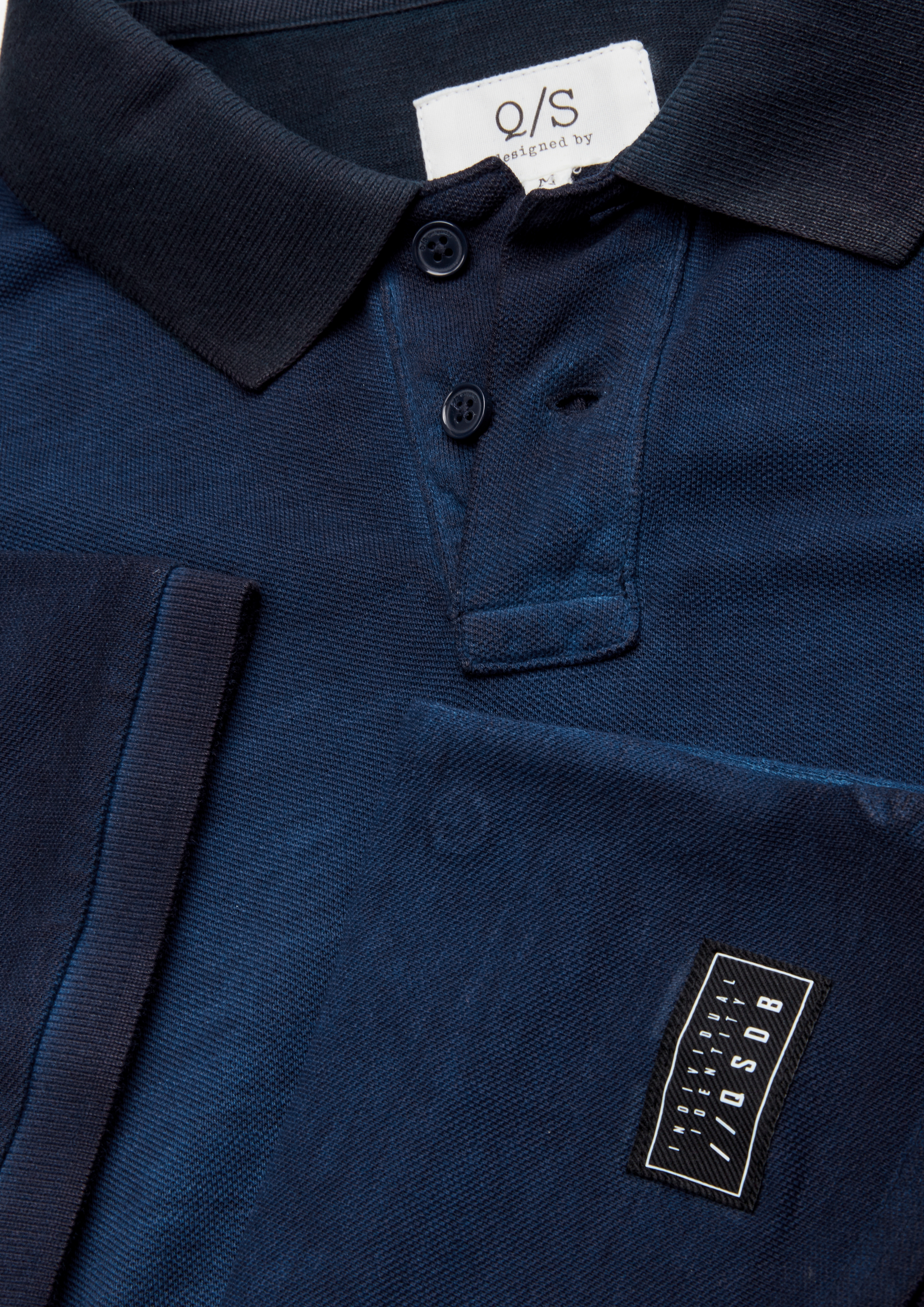 Baumwolle/Piqué-Poloshirt