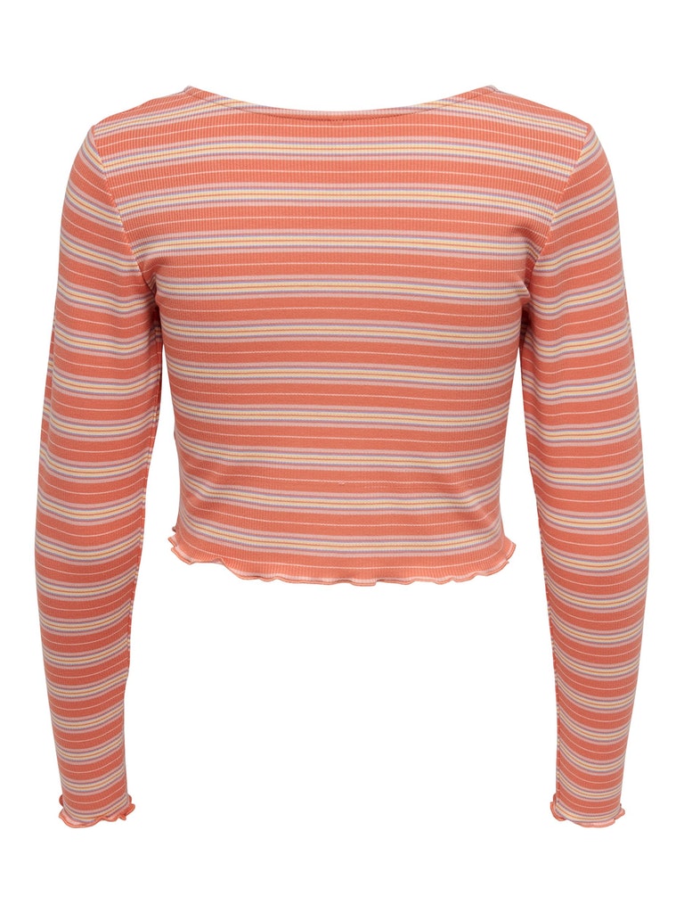 ONLANA L/S BUTTON TOP JRS