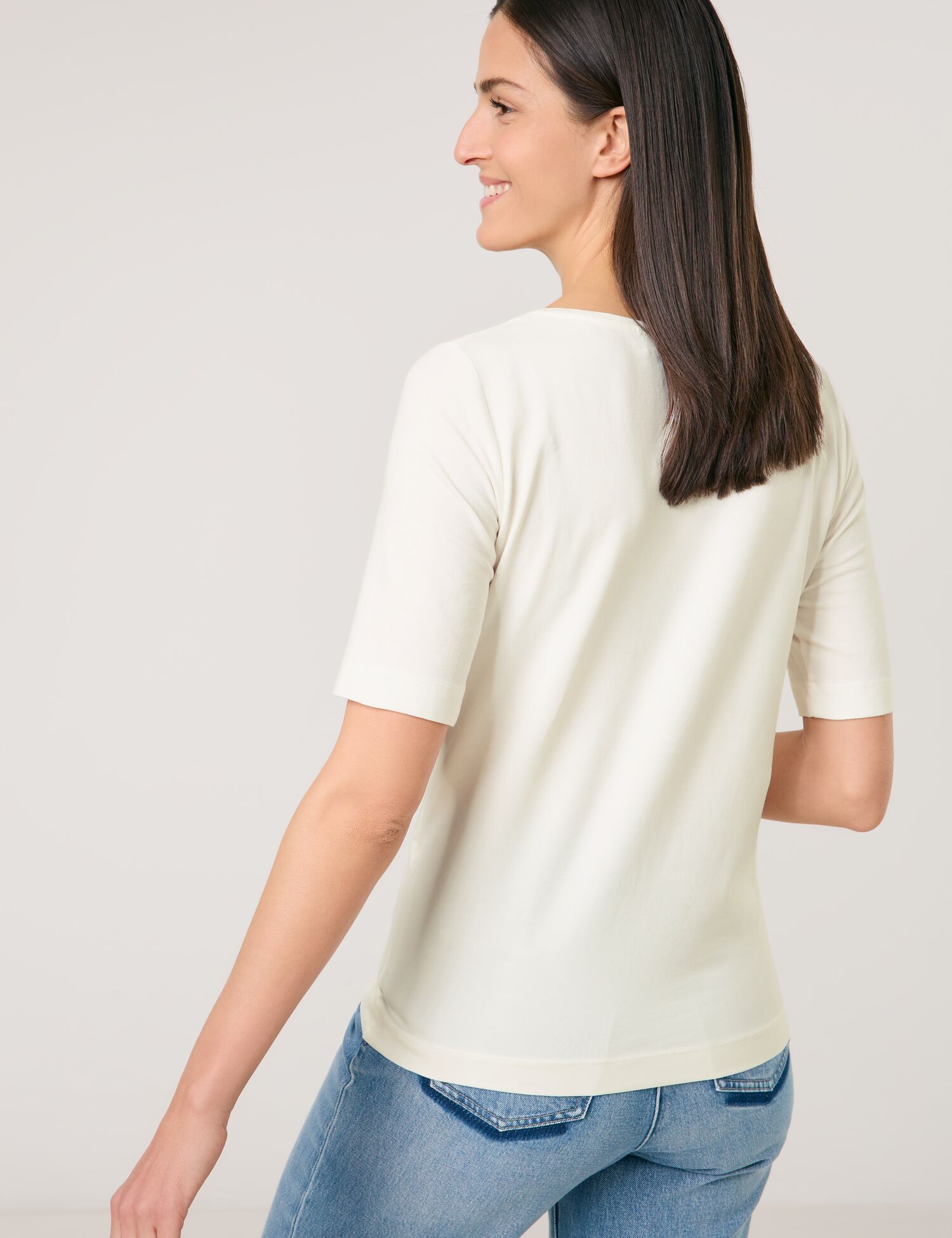 Halbarmshirt mit Frontprint