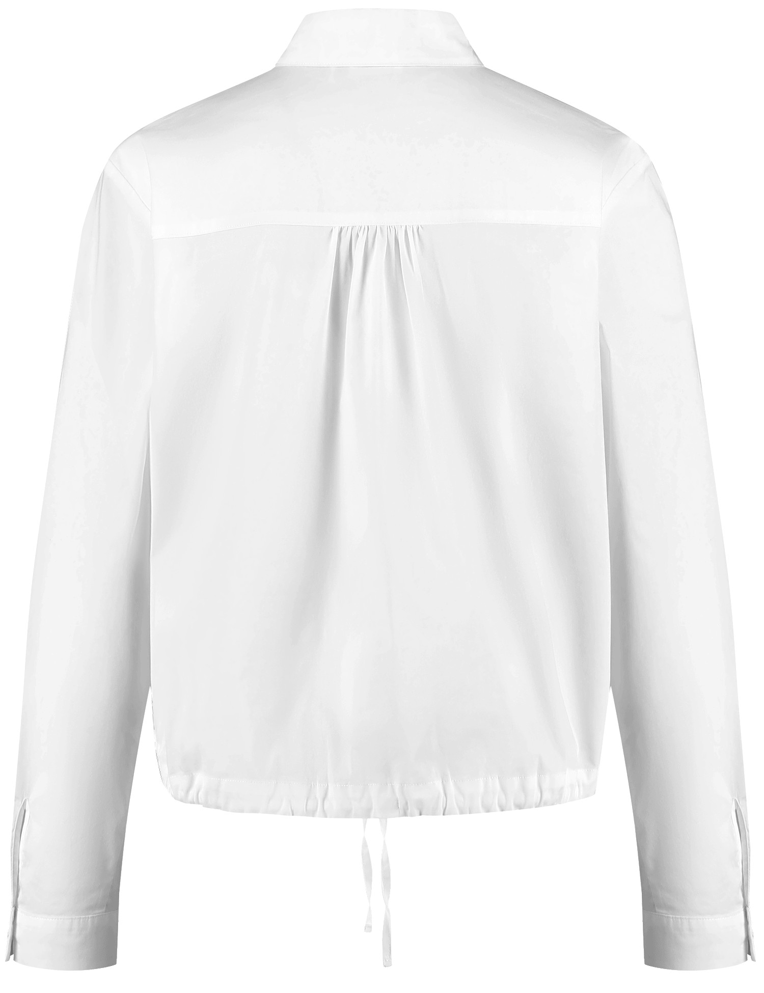 Hemdbluse mit Tunnelzug am Saum