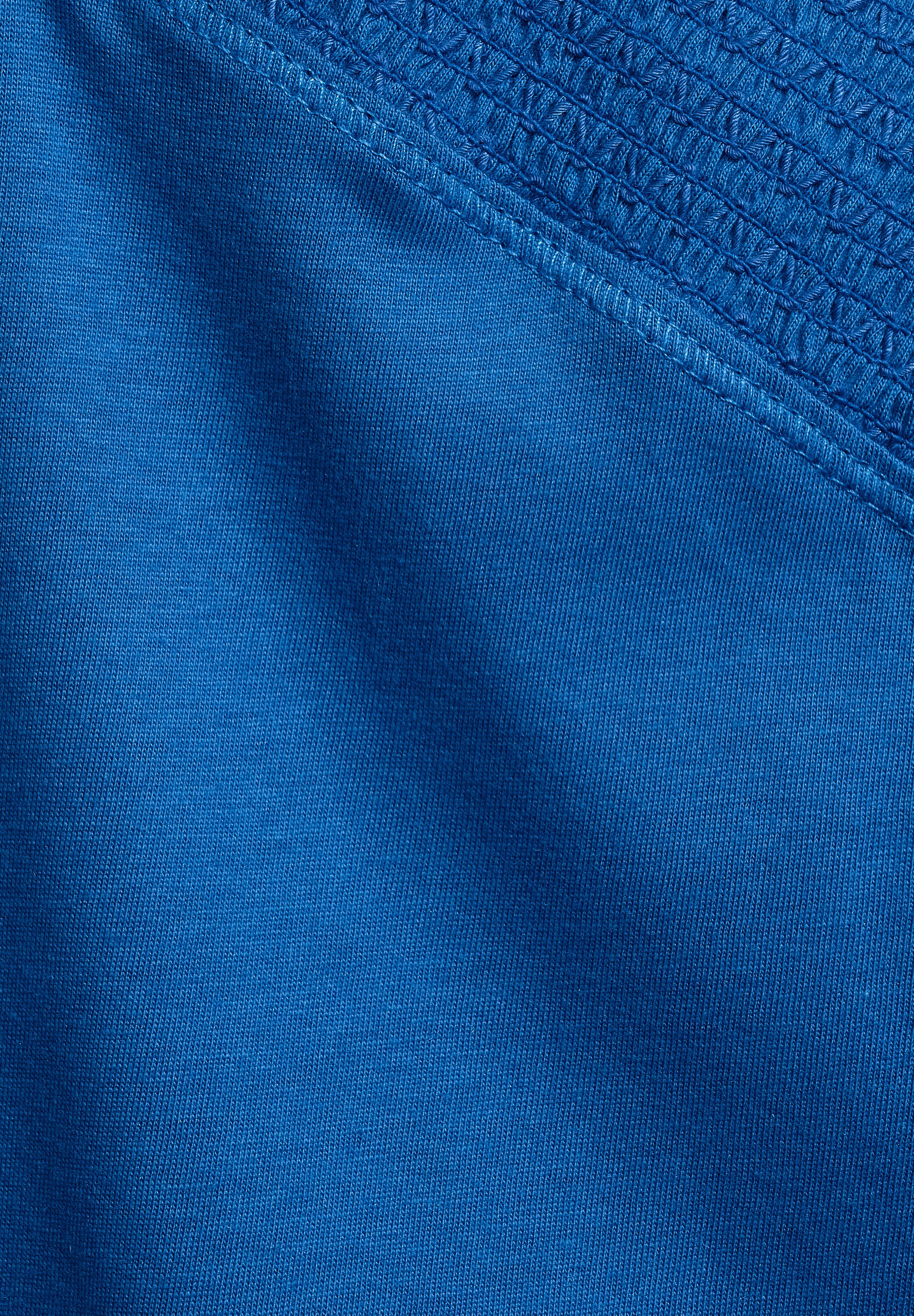 Shirt mit Smok-Details