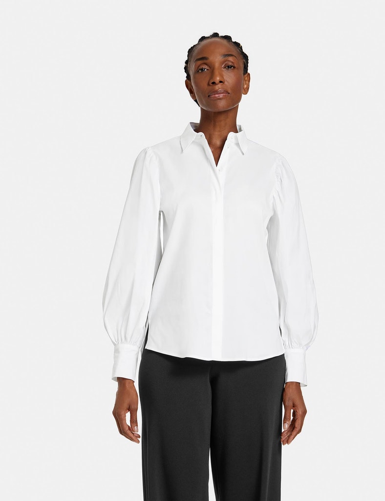 Bluse mit Ballonärmel