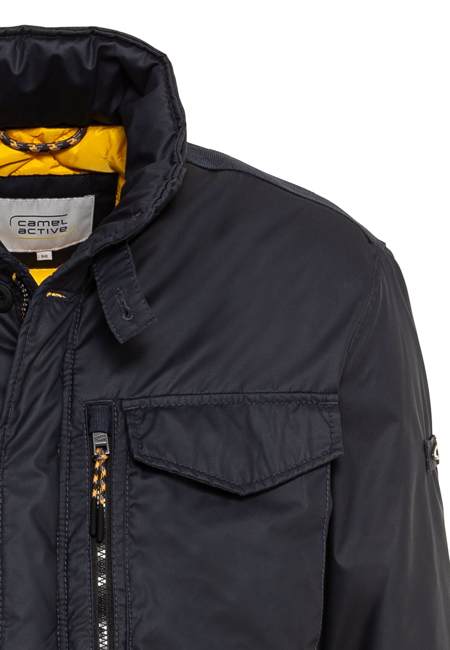 Übergangsjacke mit hochgeschlossenem Kragen