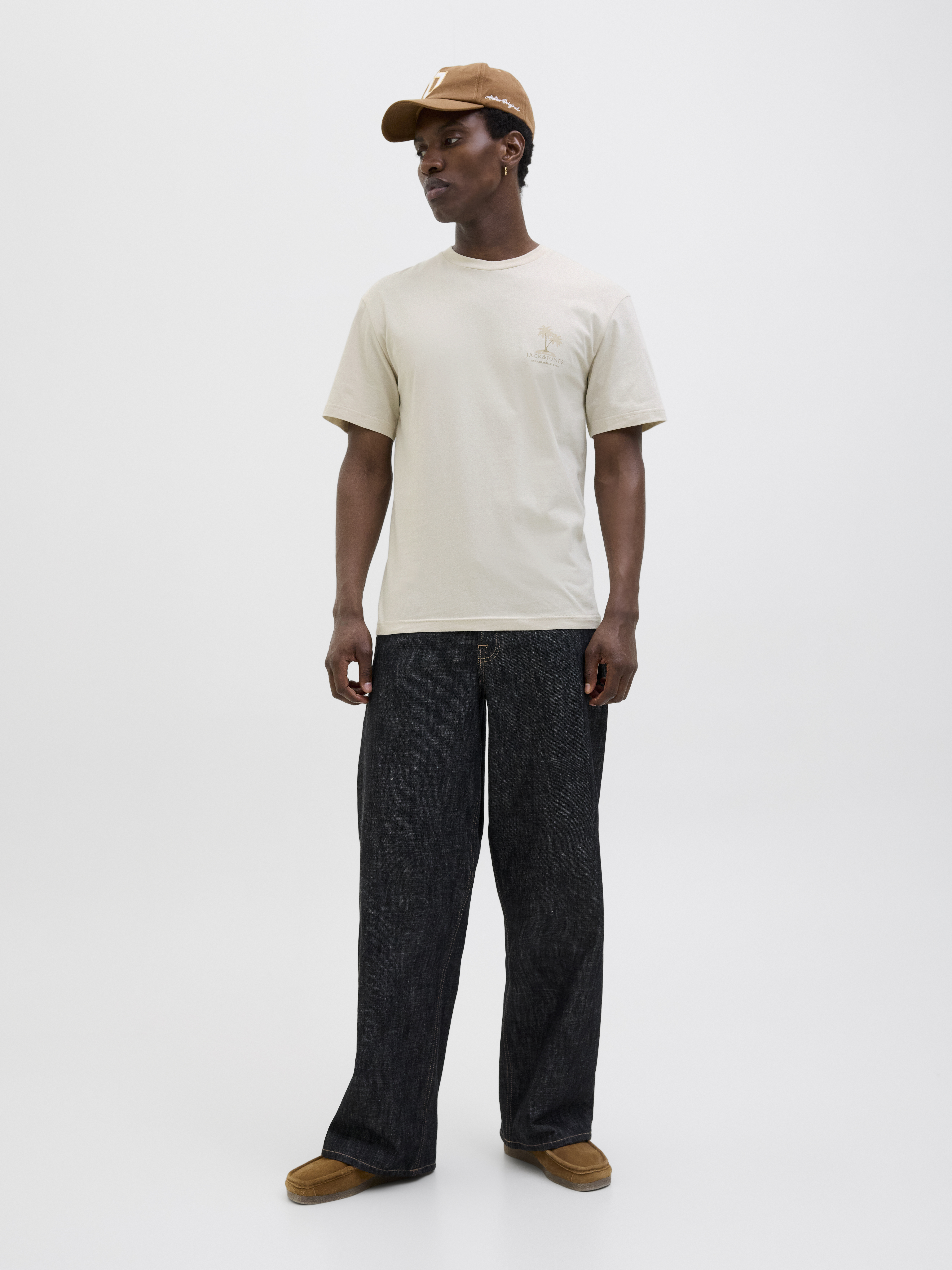 JJSUMMER VIBES TEE SS CREW NECK LN