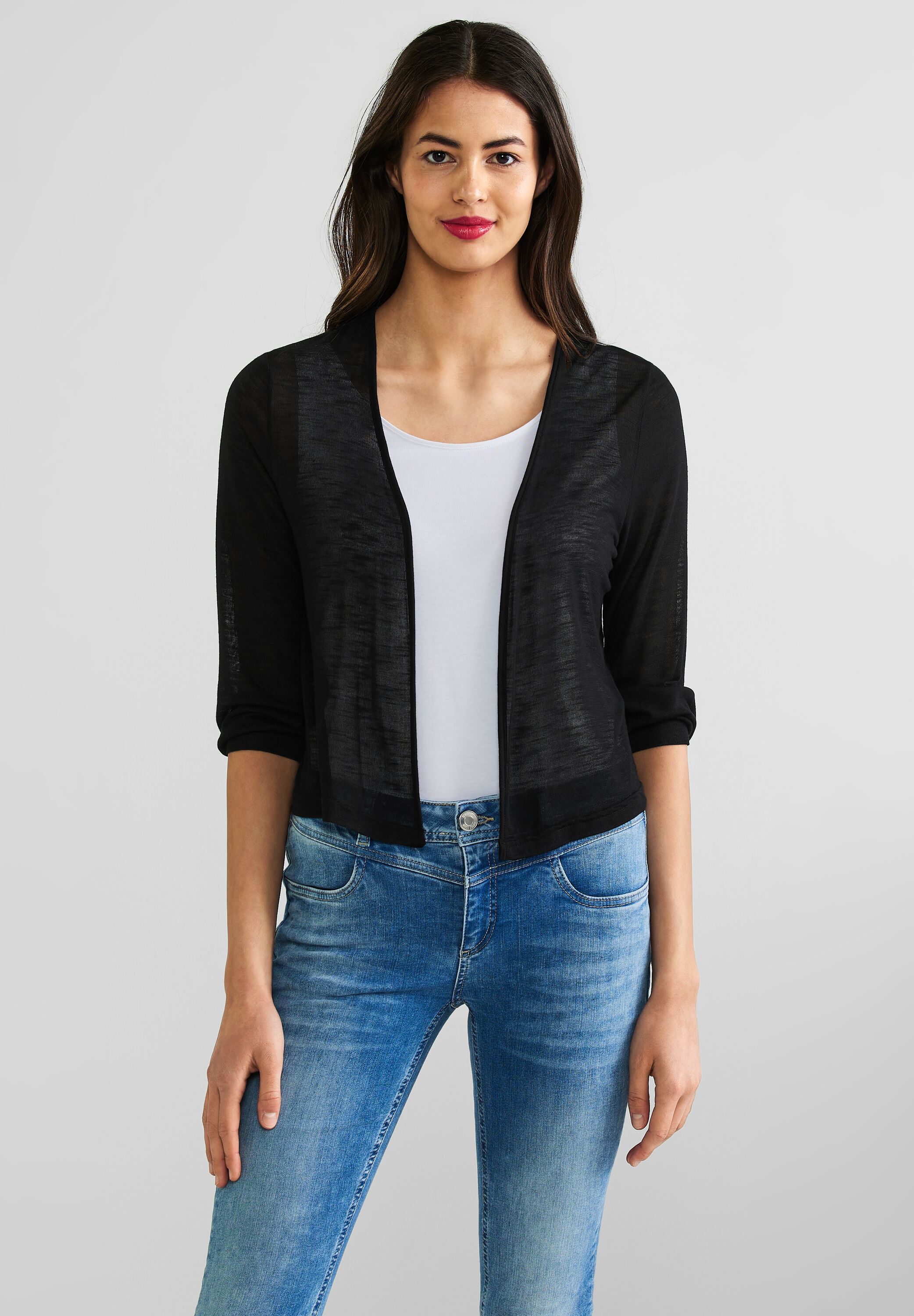 Offene Shirtjacke
