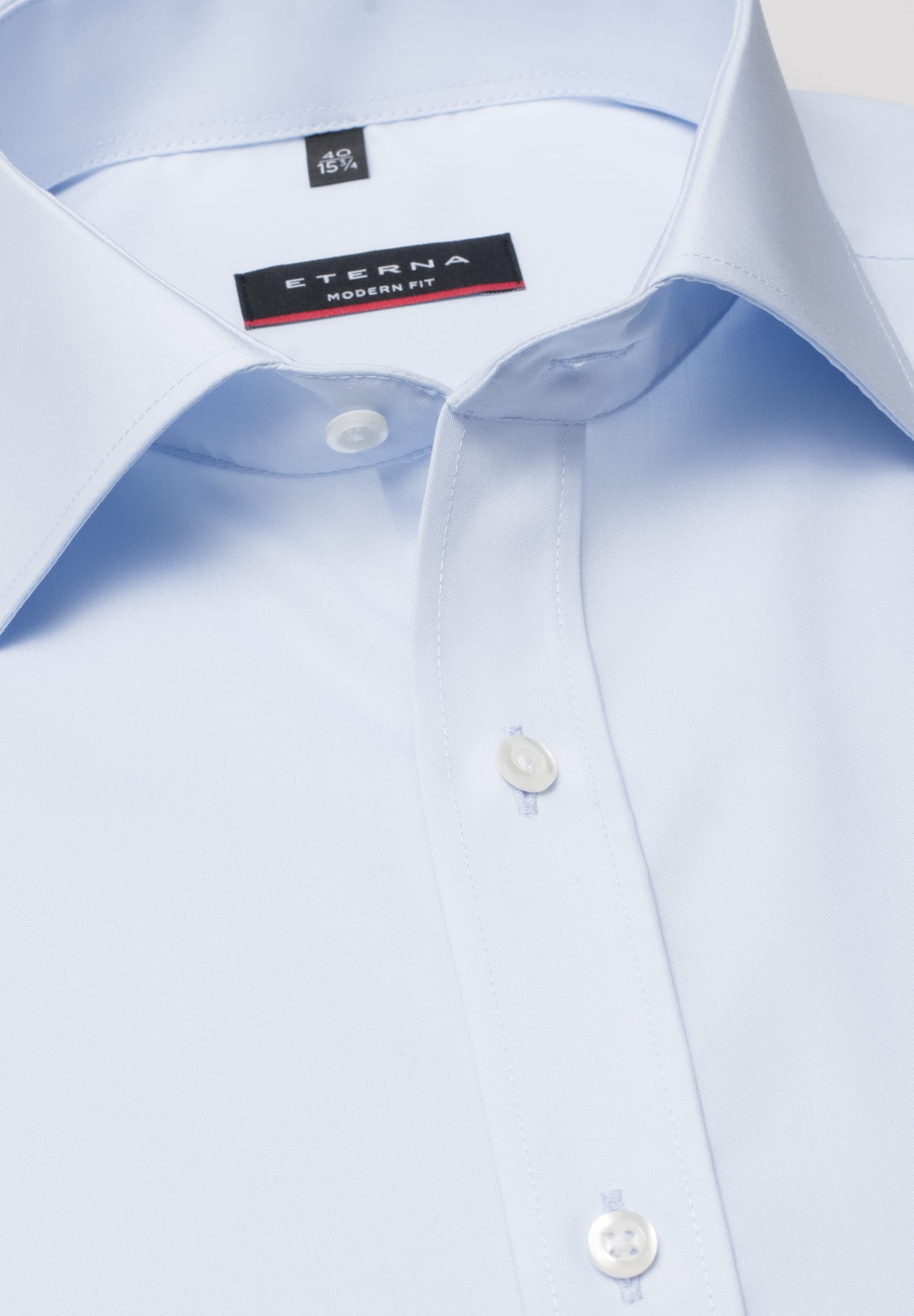 ETERNA LANGARM HEMD MODERN FIT POPELINE