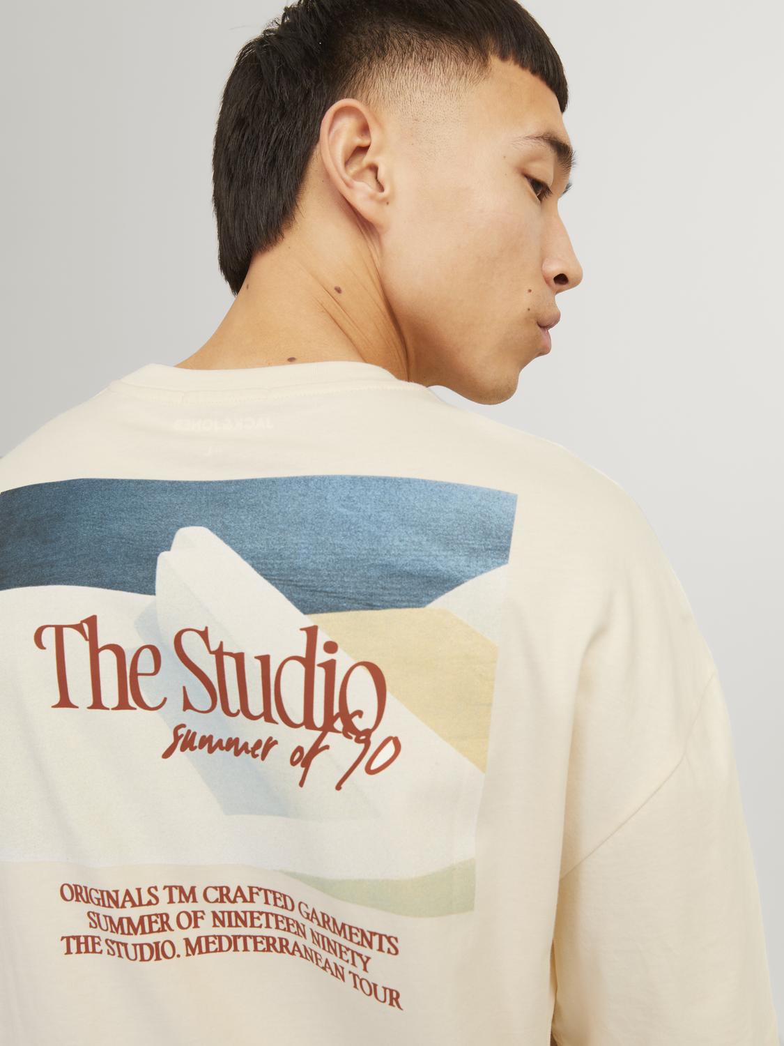 JORNOTO TYPE PHOTO TEE SS CREW NECK LN
