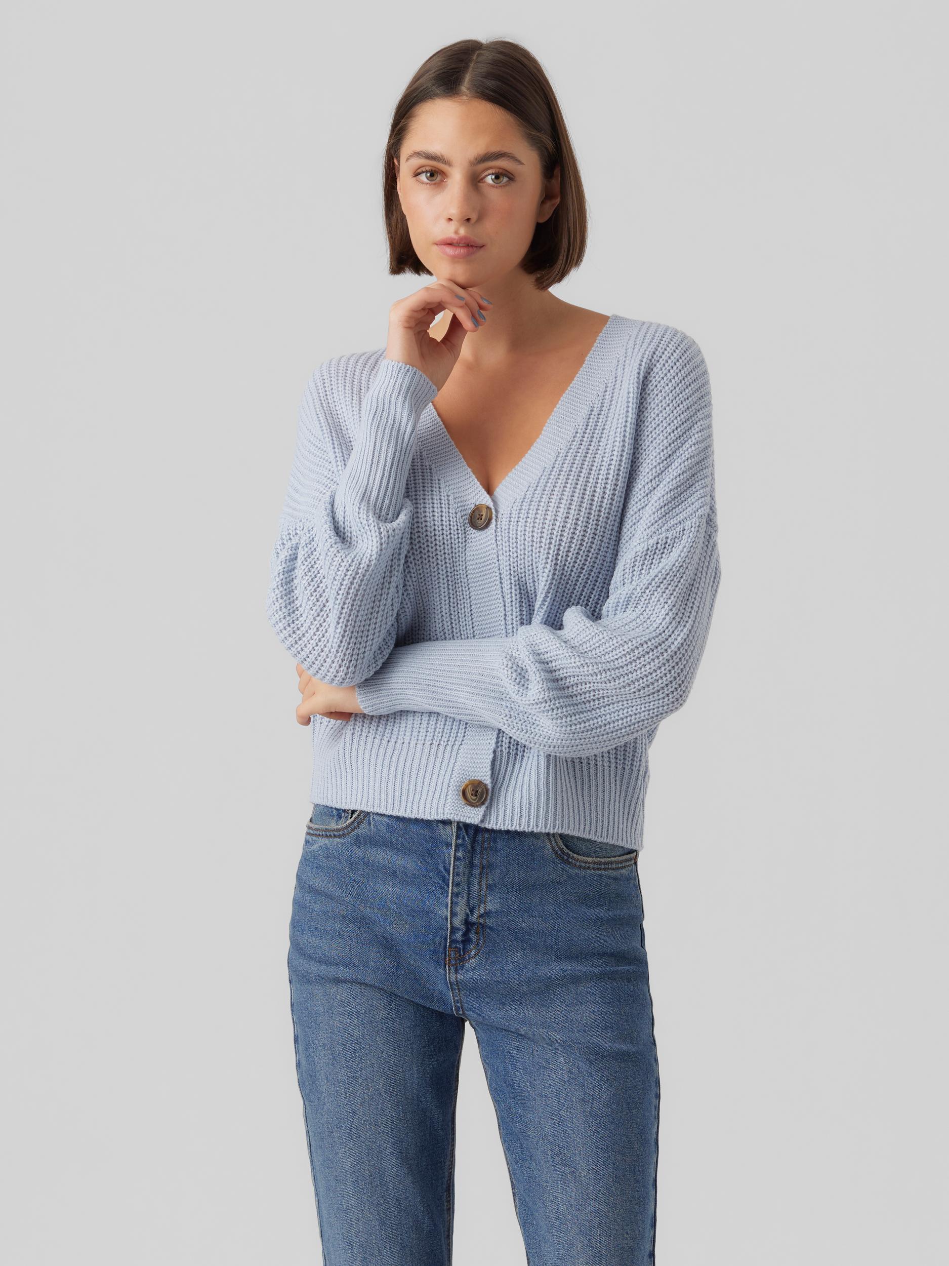 VMLEA LS V-NECK CUFF CARDIGAN  NOOS