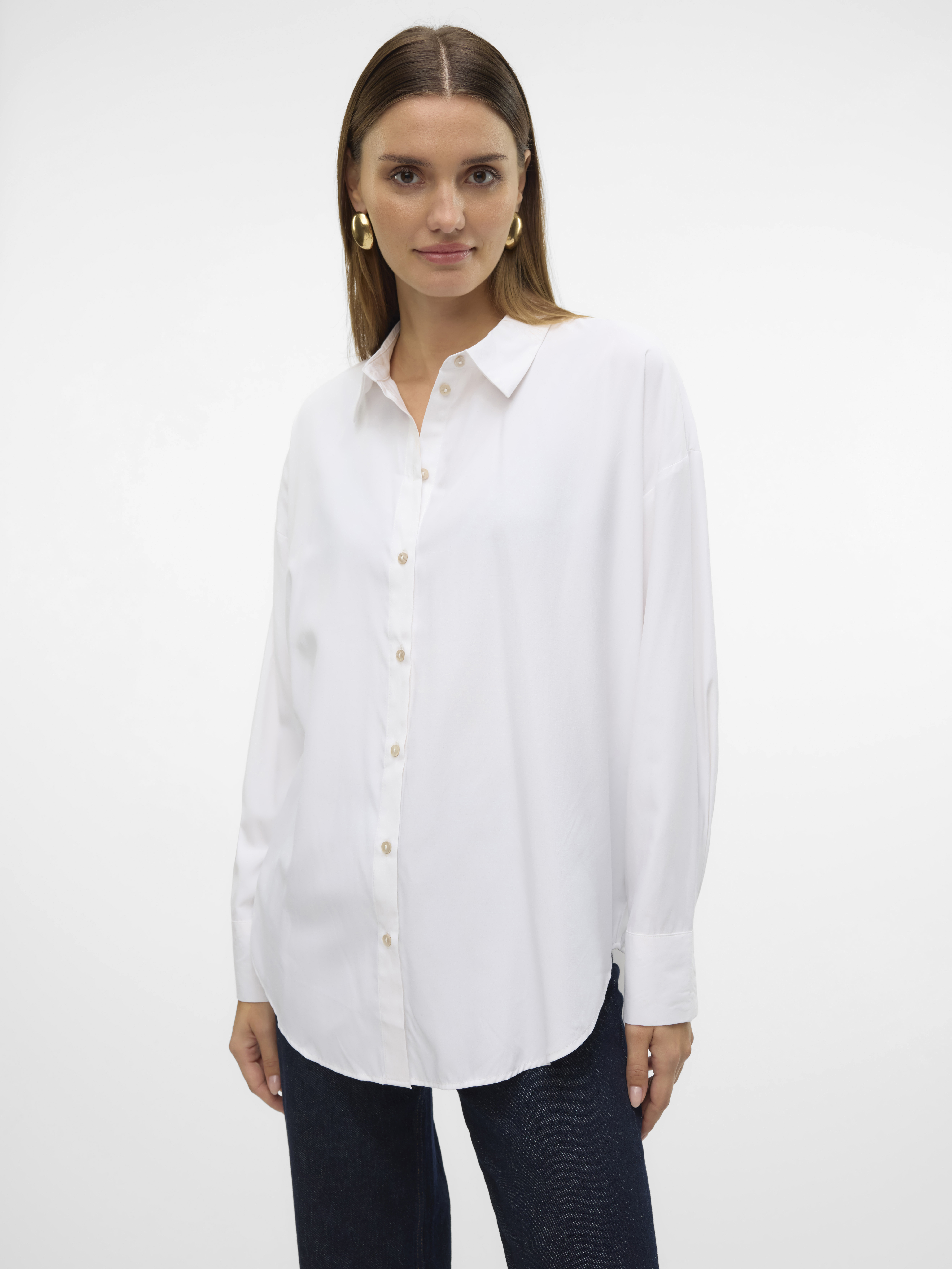VMNORA LS OVERSIZE SHIRT WVN GA NOOS