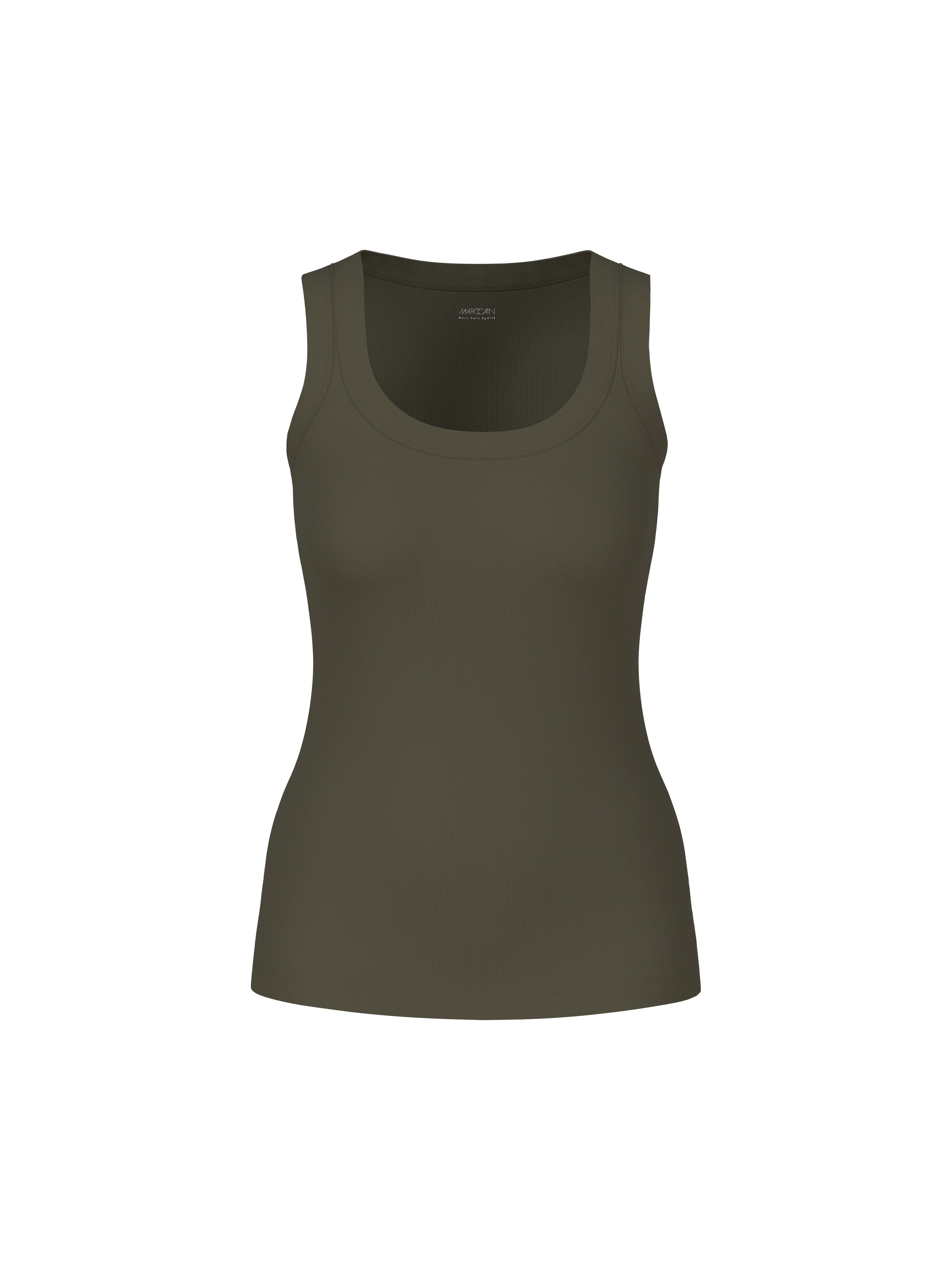 Basic-Top aus Baumwollstretch