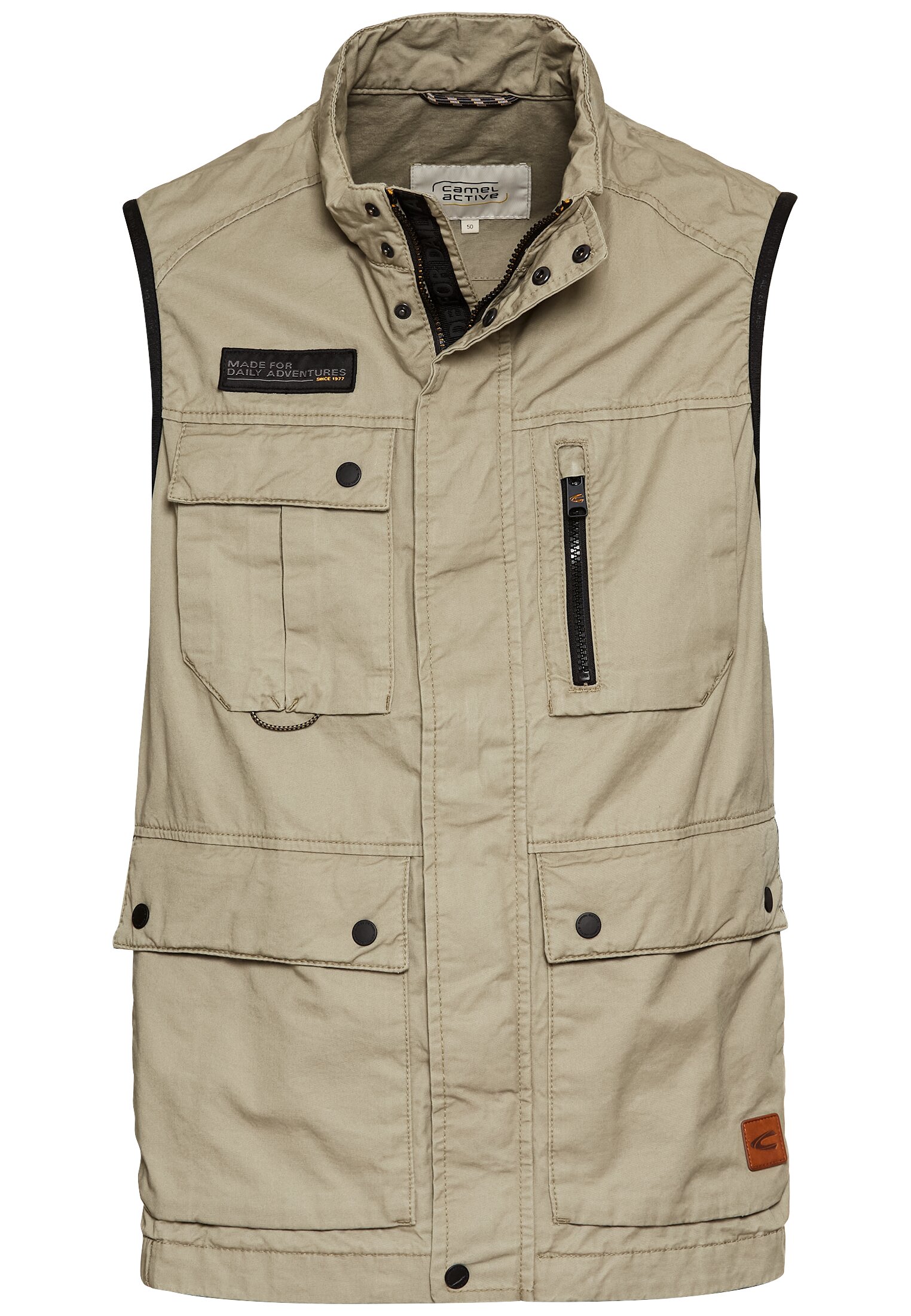 Outdoor-Weste mit Stehkragen