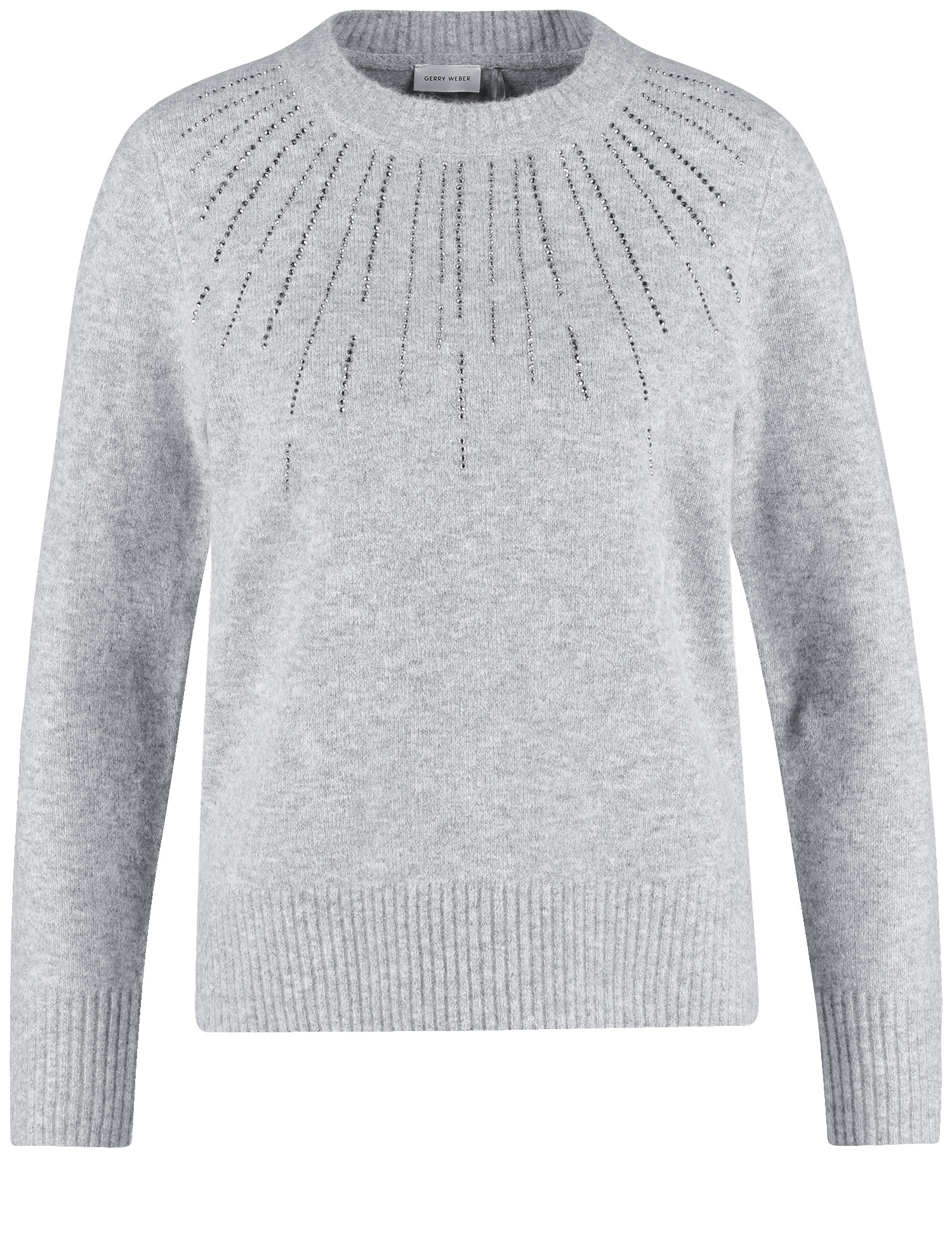 Strickpullover mit Ziersteinchen