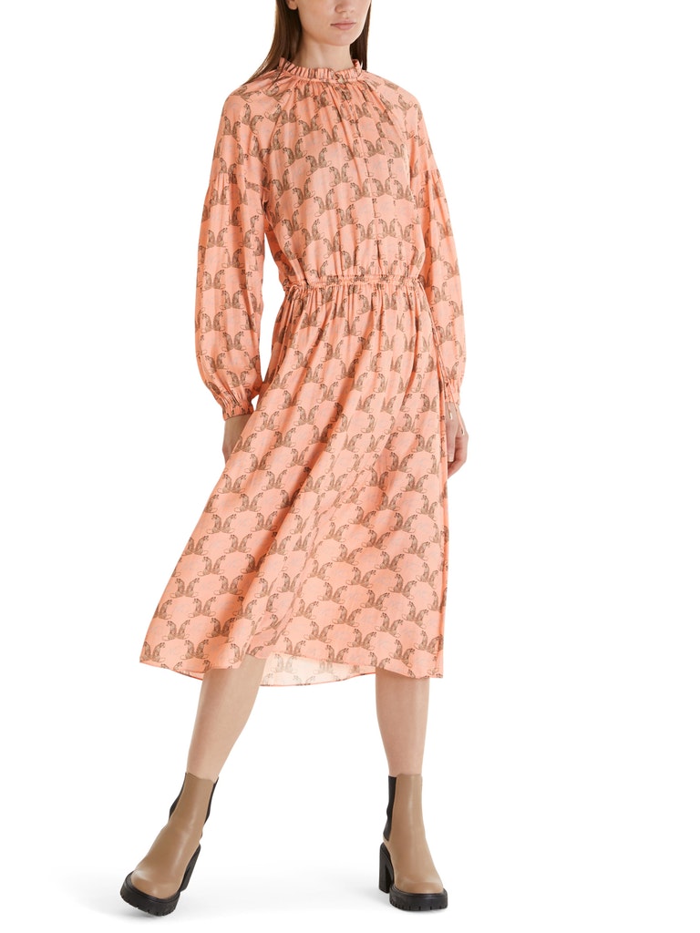 Midi-Kleid mit Leoparden