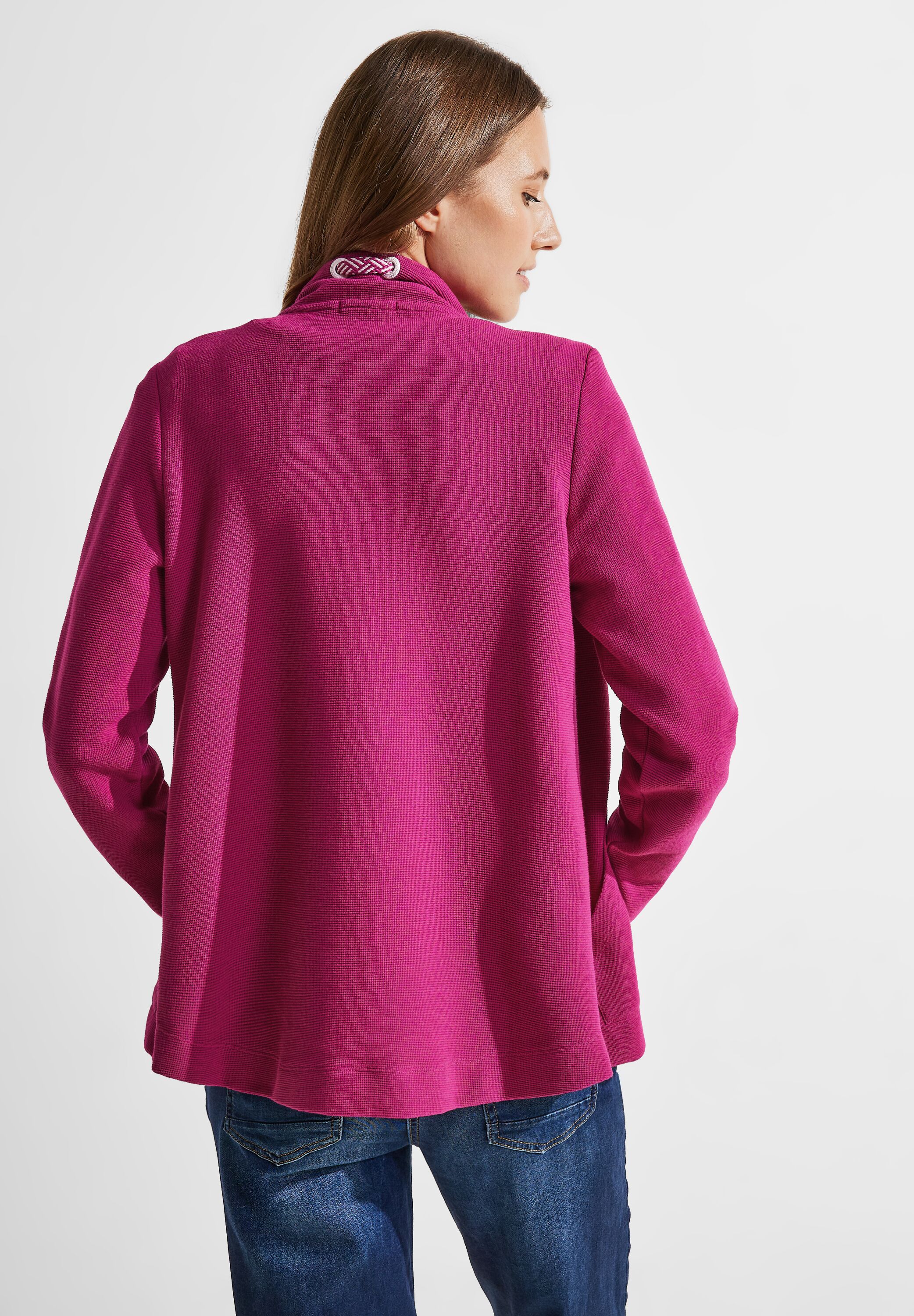 Shirtjacke mit Struktur
